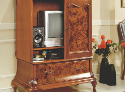 TV cabinet wall, television cabinet, concealed TV with doors, RTV sideboard, wood.