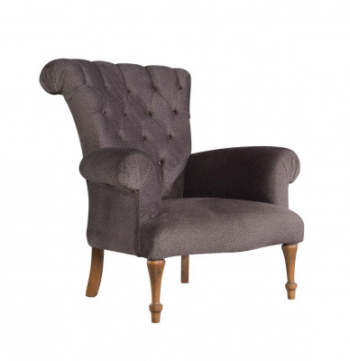 Chesterfield Couch Sofa Relax Fabric Lounge Luxury Upholstered Armchair Design Brown