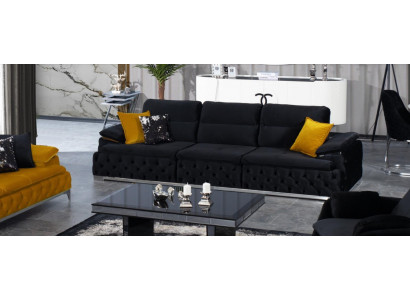 Italian style sofa upholstery couch triple 4-seater sofas furniture couches