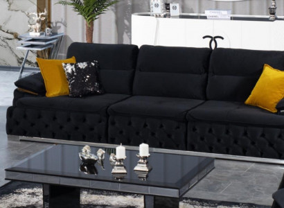 Italian style sofa upholstery couch triple 4-seater sofas furniture couches