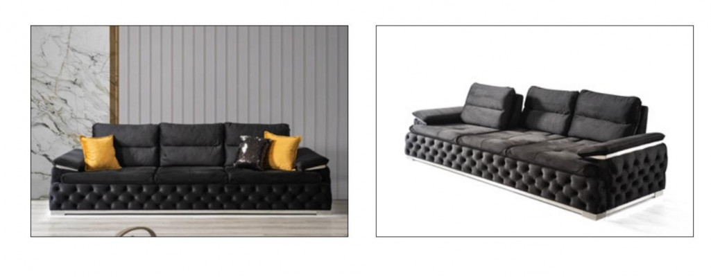 Italian style sofa upholstery couch triple 4-seater sofas furniture couches