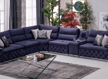 Sectional sofa L-shape Chesterfield furniture sofa design furniture Italy
