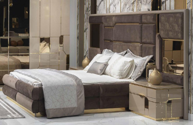 Bed pillow bed frame furniture design double bed luxury bedroom