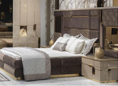 Bed pillow bed frame furniture design double bed luxury bedroom