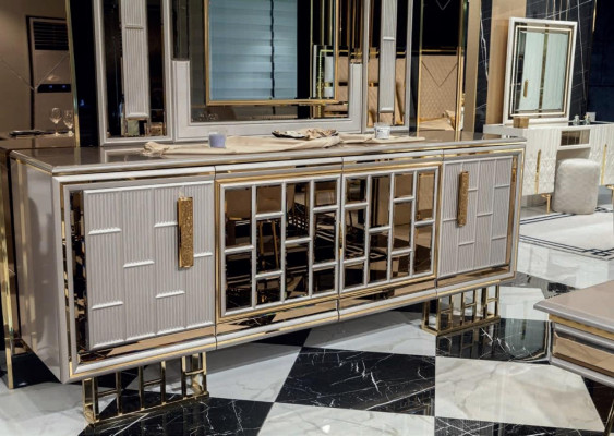 Sideboard luxury cabinet shelf wood sideboard cabinets living room