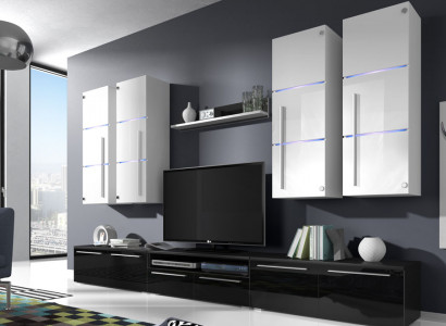 High gloss living wall cabinet wall living room cabinet display cabinet sideboard