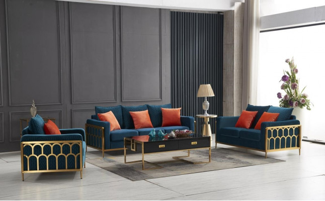 Sofa set 3+2 seater set design sofas upholstered couches fabric relax suites