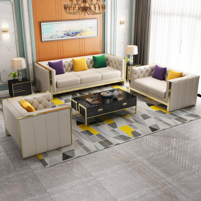 Sofa 2-seater leather sofa couch living landscape suite design modern