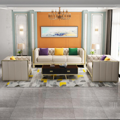Sofa 2-seater leather sofa couch living landscape suite design modern