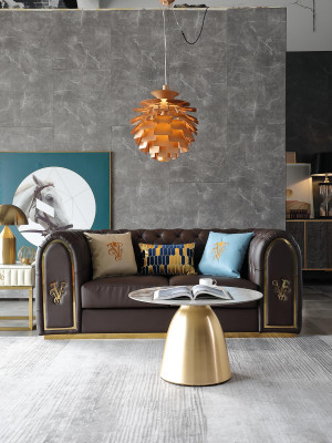Three-seater design sofa 3-seater relax sofas upholstered couch seating Chesterfield new