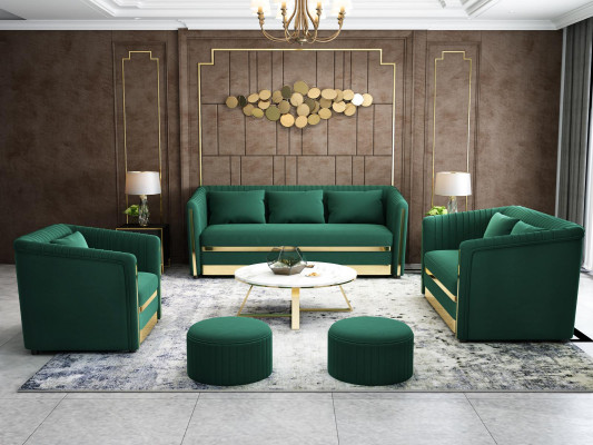 Sofa set 3+2+1 seater couch leather sofa living landscape set design