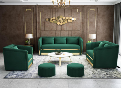 Sofa set 3+2+1 seater couch leather sofa living landscape set design