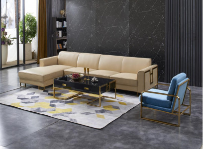 Design upholstered couch living landscape corner sofa upholstery seat suite sofa L shape