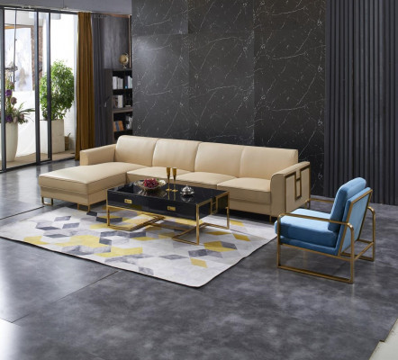 Design upholstered couch living landscape corner sofa upholstery seat suite sofa L shape