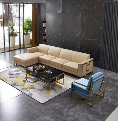 L-shaped sectional landscape corner sofa couch design upholstered suite sofa corner