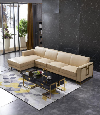 Modern sofa corner sofa L shape armchair coffee table ottoman corner sofa upholstery