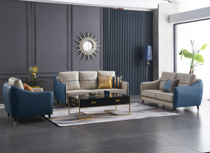 Living area sofa upholstery sofa set 3+2+1 coffee table side table