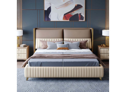 Bed 3-piece bedroom set design modern luxury bedroom nightstand
