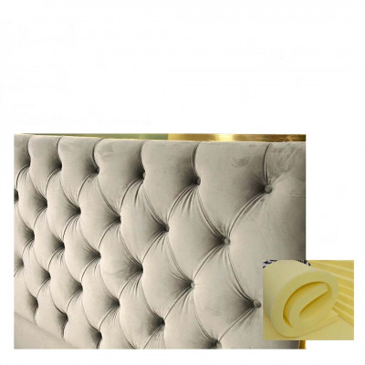Classic English style bed double textile Chesterfield beds 180x200cm