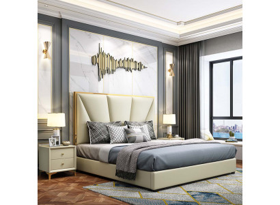 Bed Bedroom Set Design Furniture Luxury Decor Beds 2x Bedside Table 3-piece