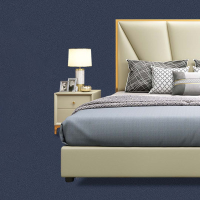 Bed Bedroom Set Design Furniture Luxury Decor Beds 2x Bedside Table 3-piece