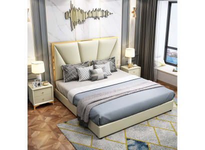 Bed wood beds luxury hotel classic double bed bed frame country house