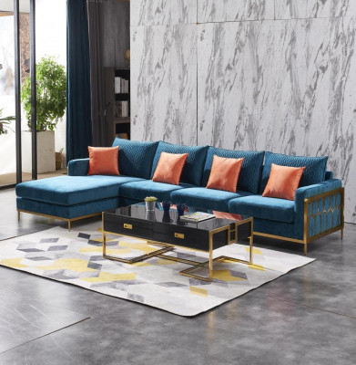 Living landscape corner sofa L shape armchair deco set suite modern sofa leather NEW