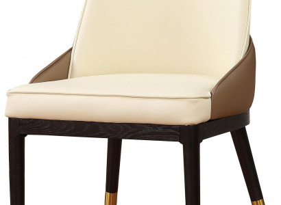 Chair Dining 1x Dining Room Lounge Seat Upholstered Chair Faux Leather TV
