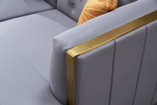 Corner sofa couch leather sofa living room set luxury furniture L shape