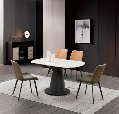 Design dining table, round table, dining room, living room tables, 150x90.