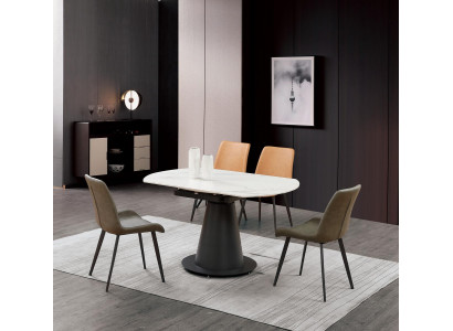 Design dining table, round table, dining room, living room tables, 150x90.