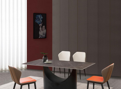Design dining set 4 chairs set room group 5 pieces. Marble tables