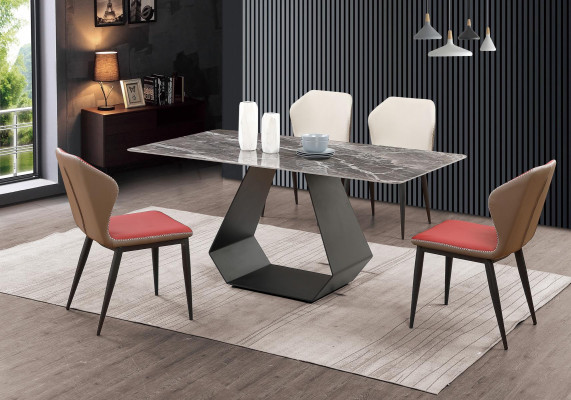 Modern dining table marble tables 180x90 dining room luxury furniture design new.
