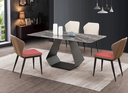 Modern dining table marble tables 180x90 dining room luxury furniture design new.