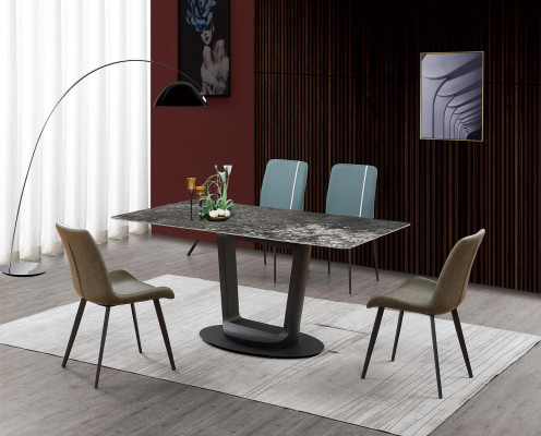 Luxury furniture design dining room set dining set chairs table group