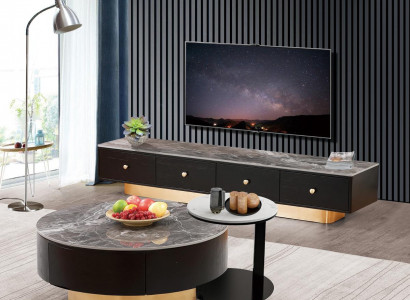 Set of 2 Coffee Tables Side Tables Designer Living Room Table Decor