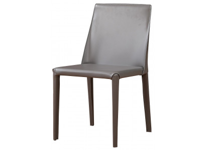 Modern armchair chair 1x dining room TV seat upholstered chair gray lounge chair new.