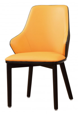 Dining Room 1x Chair Set Seat Genuine Chairs Upholstered Lean Designer Wood Armchair