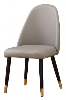 Incomparable chair in gray for a modern-style dining room