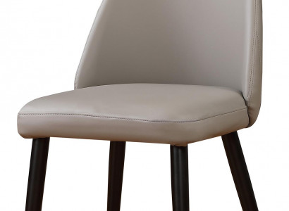 Incomparable chair in gray for a modern-style dining room