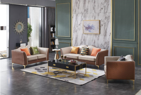 Sofa set 3+2+1 seater classic living landscape sofas decor couches new