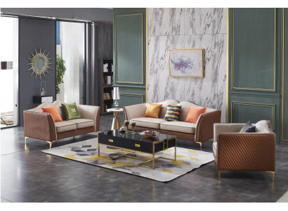 Sofa set 3+2 seater classic furniture sofas leather couches upholstery