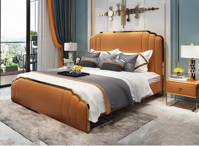 Bed cushion design luxury hotel double beds master bedroom 180x200cm