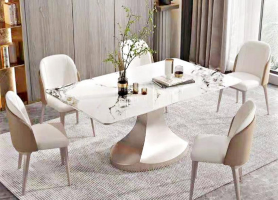 Dining room columns tables Italian furniture dining table restaurant table luxury new