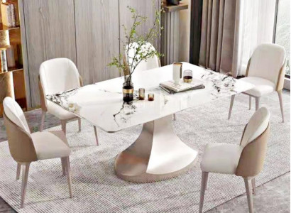 Dining room columns tables Italian furniture dining table restaurant table luxury new
