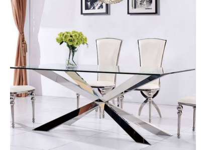 Luxury Table Design Dining Room 180x90cm Dining Tables Glass Furniture Design Tables New