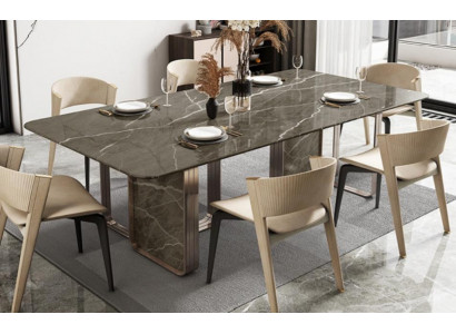 Luxury Dining Table Metal Tables High Gloss Dining Room Design Modern Dining Tables