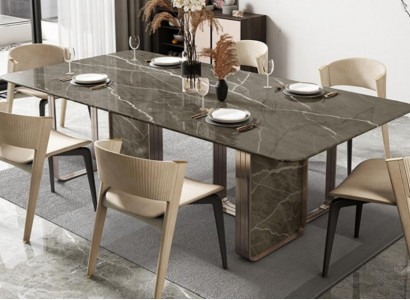 Designer upholstered luxury table tables 240x100 dining tables marble dining table dining room