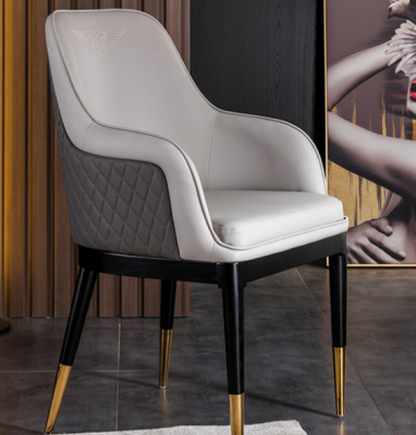 Luxurious chair in gray wood modern style for your dining room
