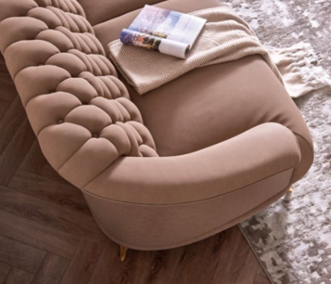 Chesterfield Design Sofa Couch Upholstery Seat Set 3+2+1 Leather Luxury